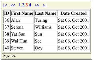 Sample output from ADODB_Pager Sample output from ADODB_Pager